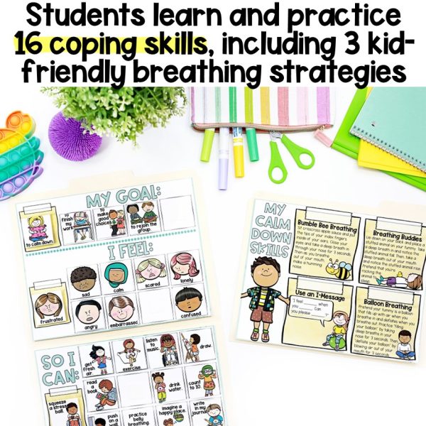 Calm Down, Self-Regulation, & Coping Skills Lap Book - Image 4