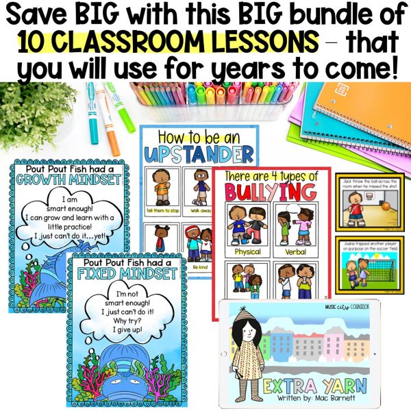 School Counseling Curriculum, 10-Lesson Bundle #2 - Image 4