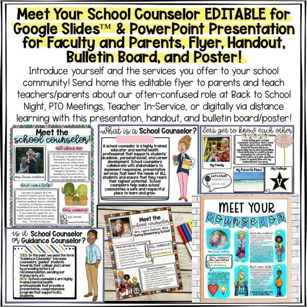 Meet the School Counselor BUNDLE - Image 8