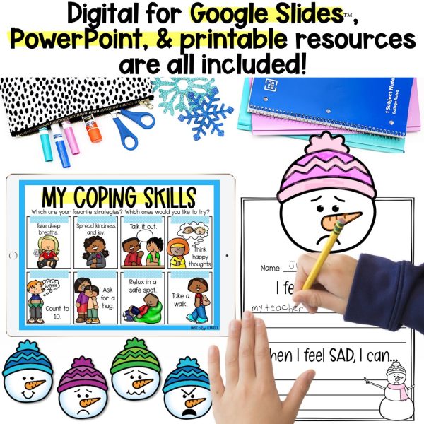 Snowman Feelings & Coping Skills Lesson - Image 4