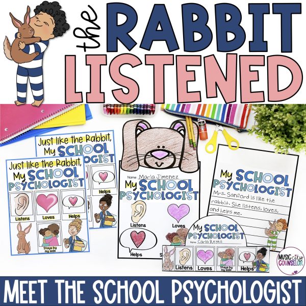 "The Rabbit Listened" Meet the School Psychologist Companion Lesson