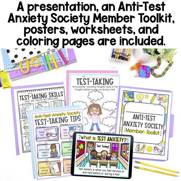 "Anti-Test Anxiety Society" by Julia Cook Companion Lesson - Image 3