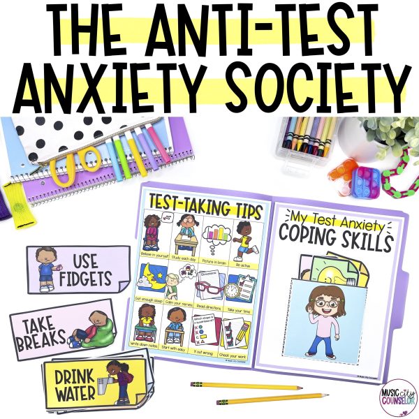 "Anti-Test Anxiety Society" by Julia Cook Companion Lesson