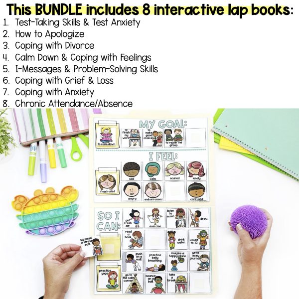 School Counseling & SEL Lap Book BUNDLE - Image 2