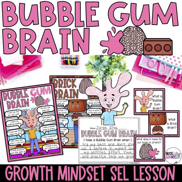 "Bubble Gum Brain" by Julia Cook Companion Lesson