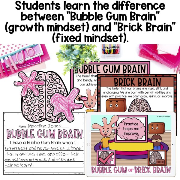 "Bubble Gum Brain" by Julia Cook Companion Lesson - Image 3