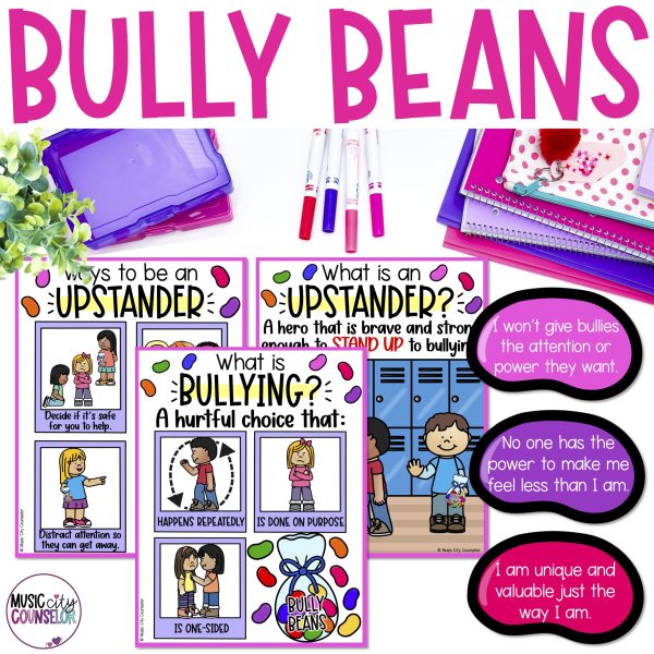 "Bully B.E.A.N.S." by Julia Cook Companion Lesson