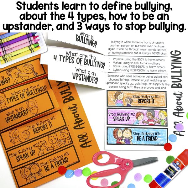 Bullying Prevention Folded Craft Activity - Image 3