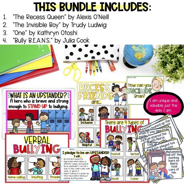 Bullying Prevention Book Companions BUNDLE - Image 2