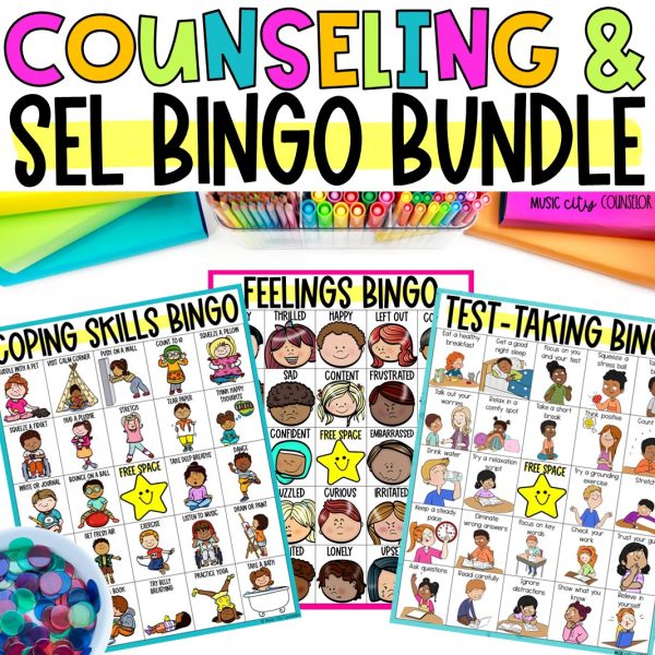 Counseling & SEL BINGO Bundle