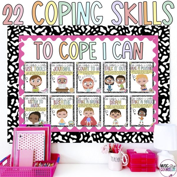 Coping Skills Posters & Bulletin Board