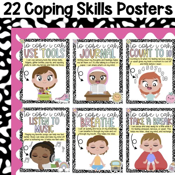 Coping Skills Posters & Bulletin Board - Image 2