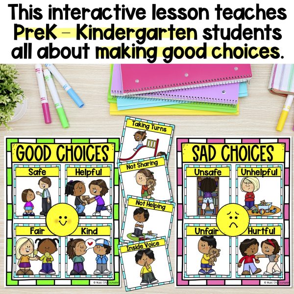 Preschool & Prek Making Good Choices Lesson - Image 2