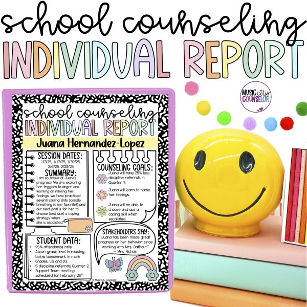 Individual Counseling Summary Data Report, Editable