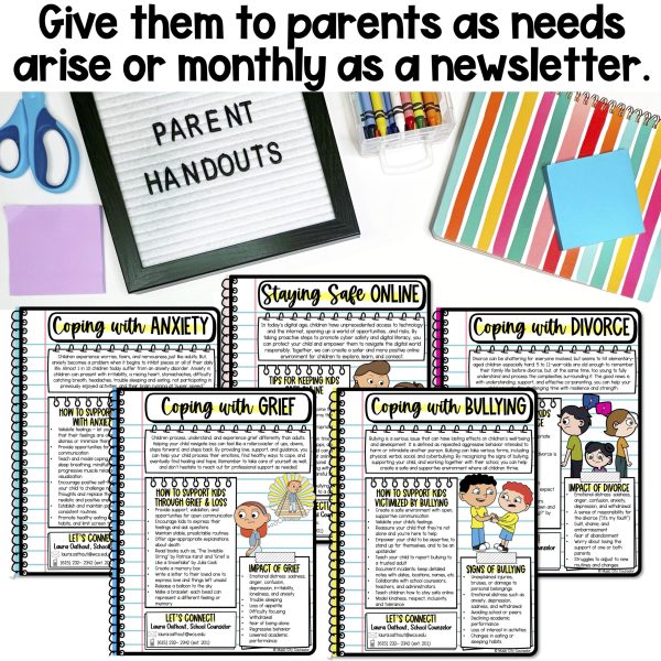 11 Bilingual English Spanish SEL & Mental Health Parenting Handouts - Image 10