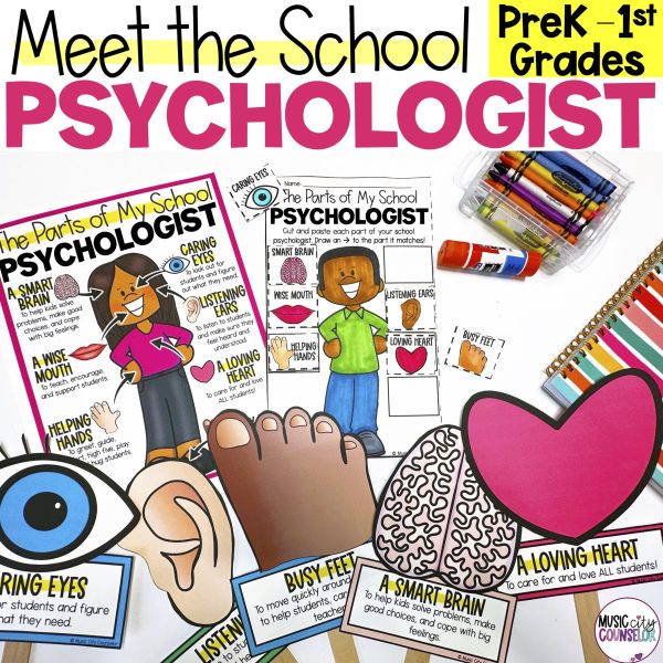 Meet the School Psychologist PreK, Kindergarten, & 1st Grade Lesson