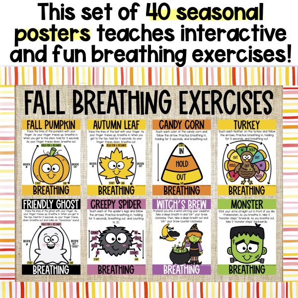 Seasonal Mindful Breathing Posters & Cards - Image 2