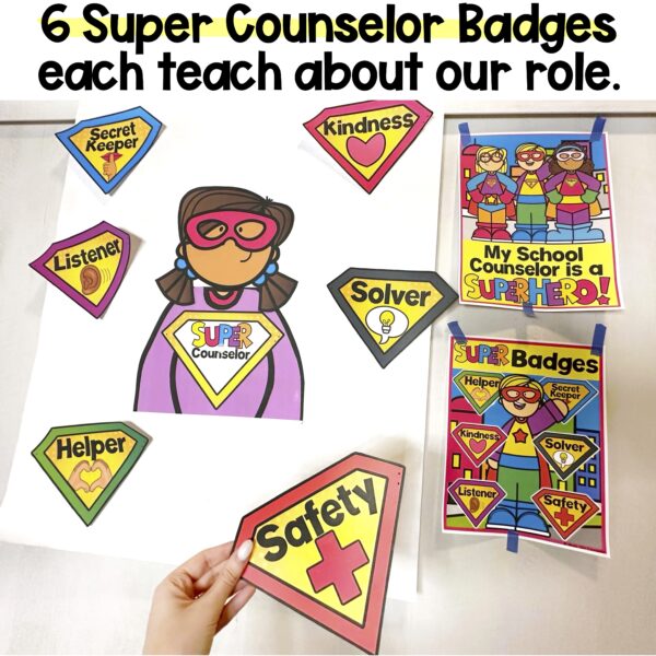 Meet the School Counselor Lesson: Superhero Theme - Image 3