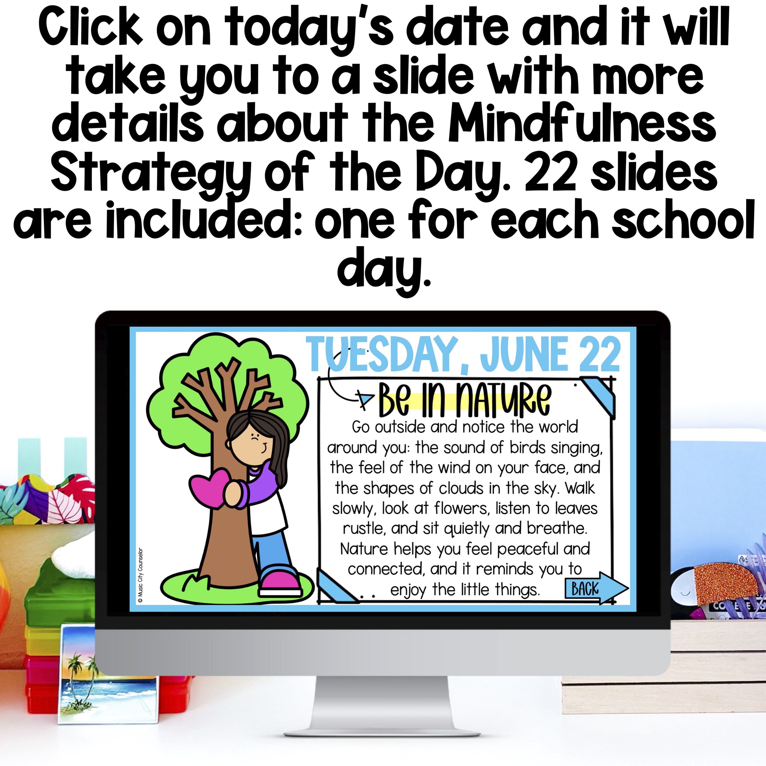 EDITABLE SEL Digital Calendar: Mindfulness, June 2027 - Image 3