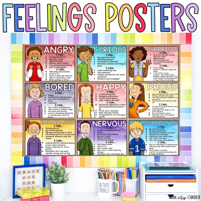 Feelings & Coping Skills Posters