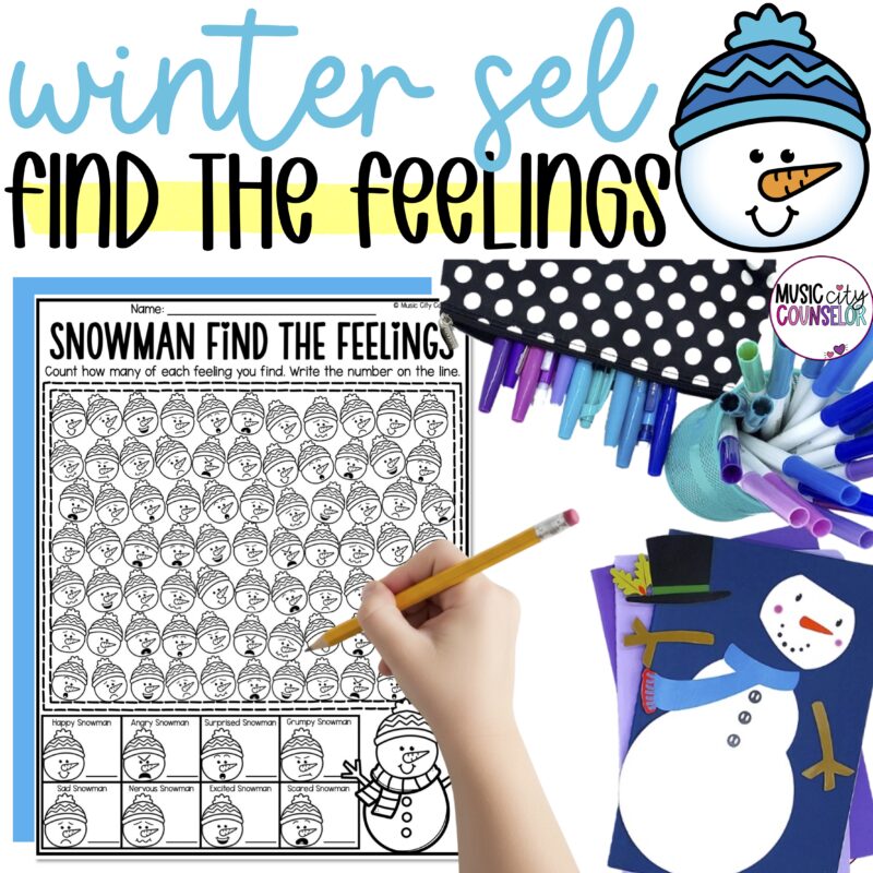 Winter Find the Feelings Activity