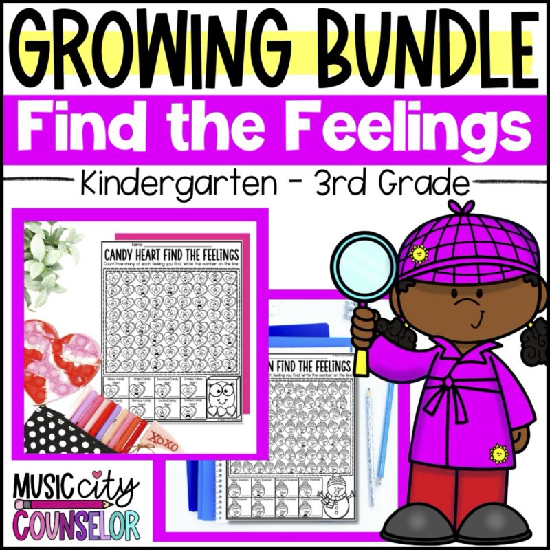 Find the Feelings Activities GROWING BUNDLE