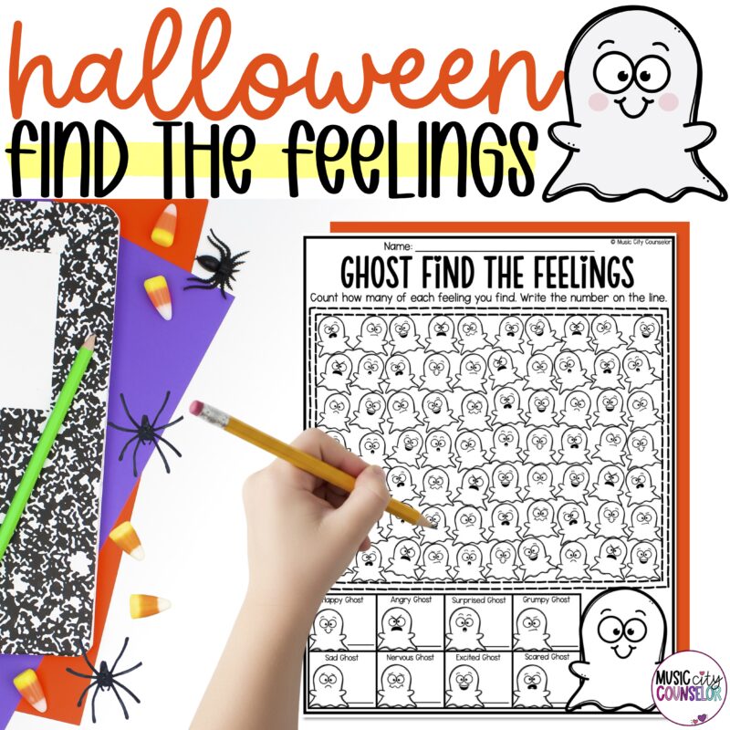 Halloween Find the Feelings Activities