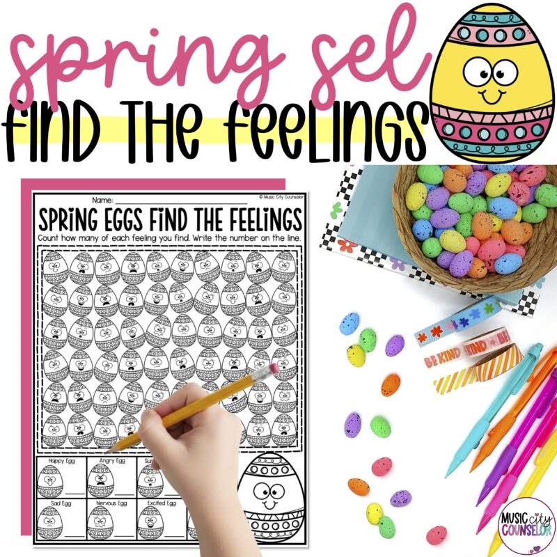 Spring Find the Feelings Activity