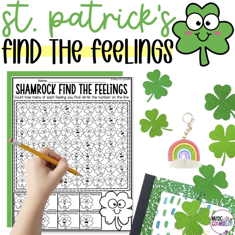St. Patrick's Day Find the Feelings Activity