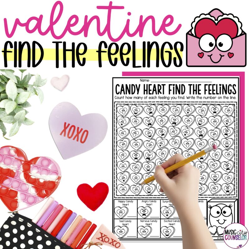 Valentine's Day Find the Feelings Activity
