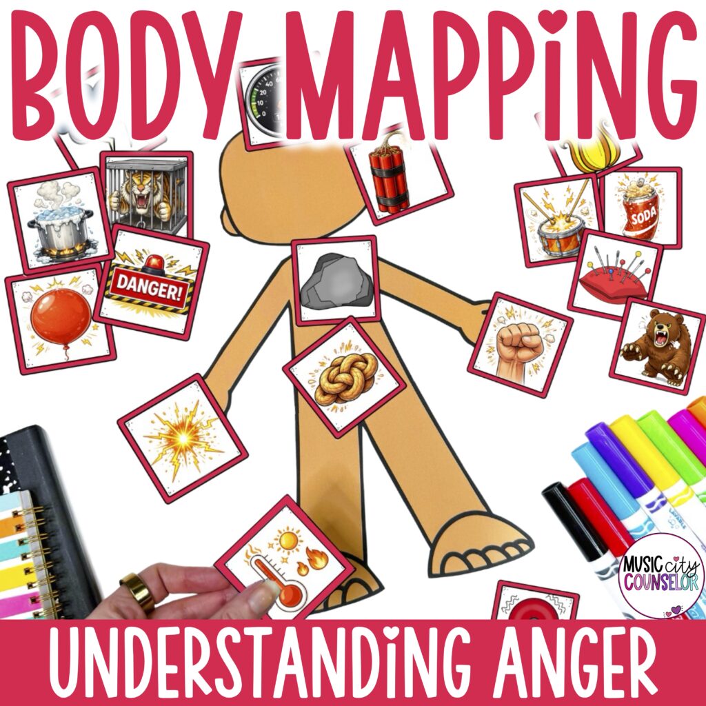 Anger Body Mapping Activity - Music City Counselor