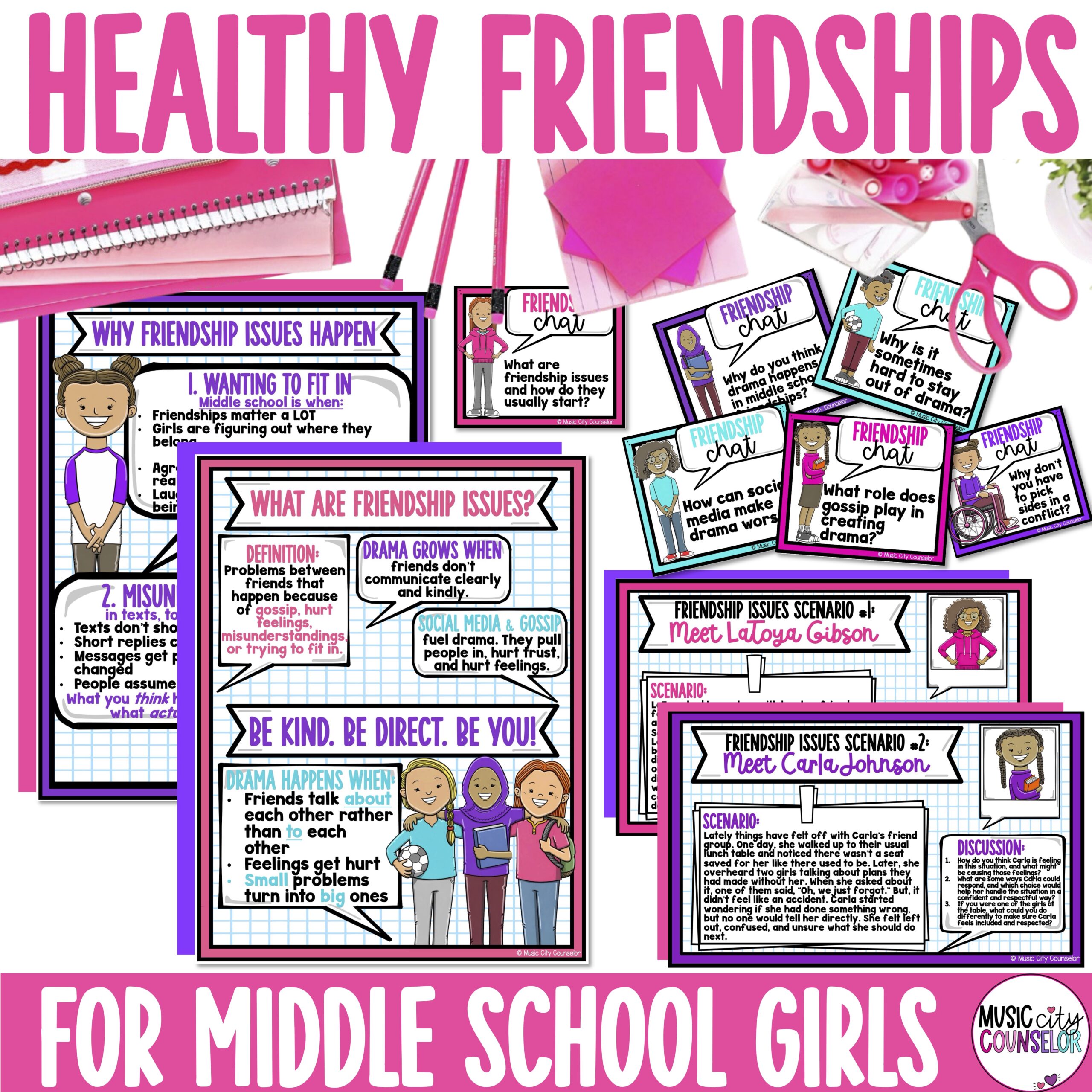 Healthy Friendships & Coping with Friendship Issues for Girls