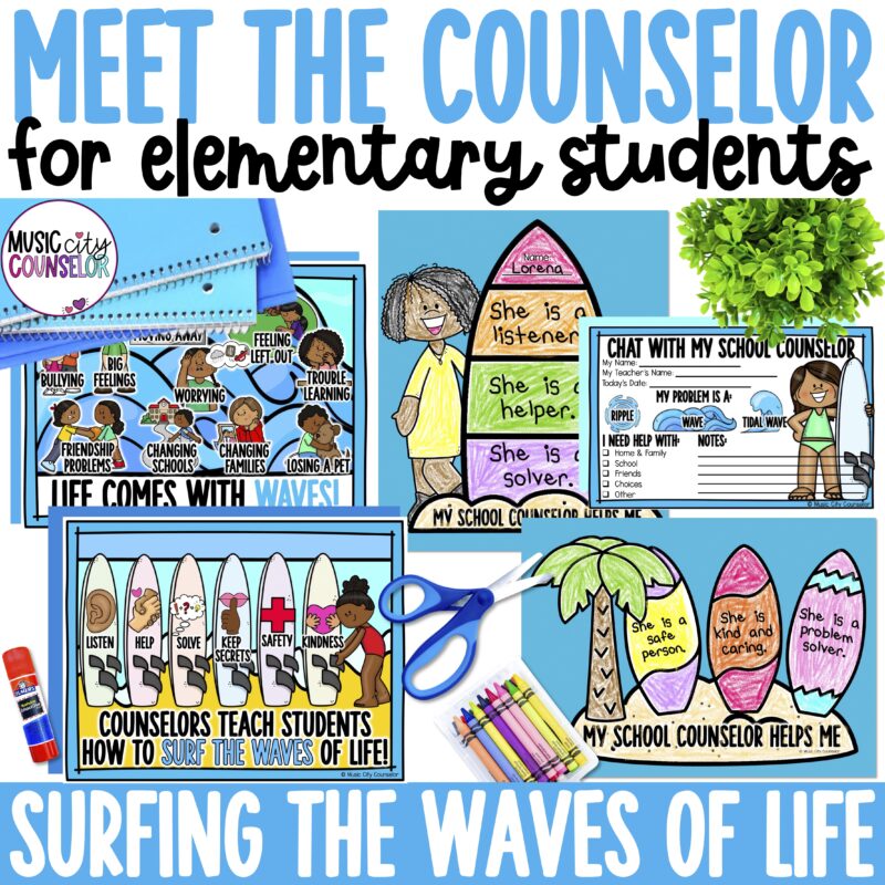 Meet the School Counselor "Surf the Waves of Life" Lesson