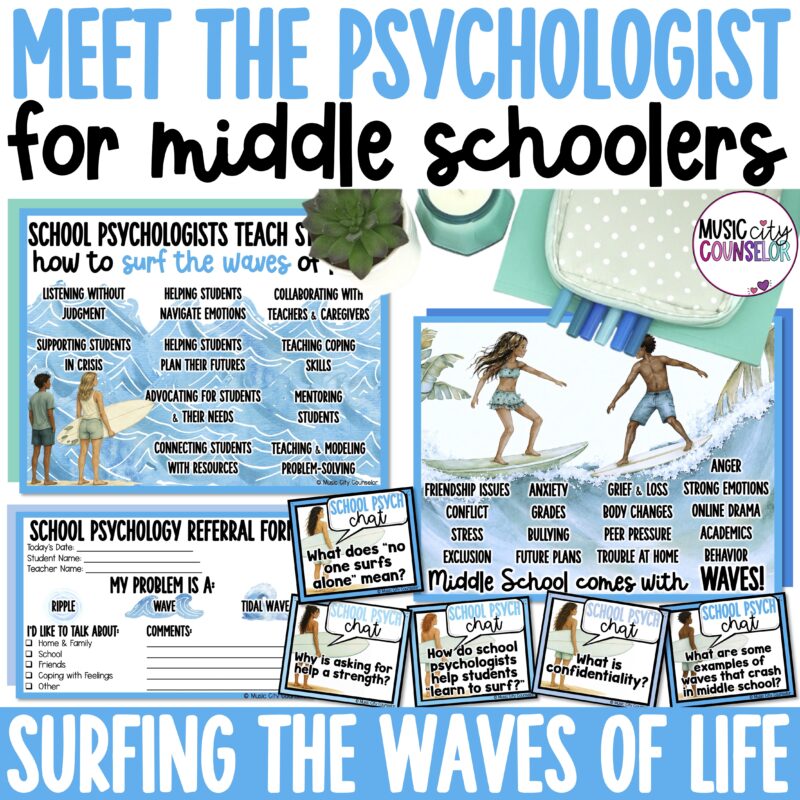 Meet the School Psychologist, Waves of Life Lesson