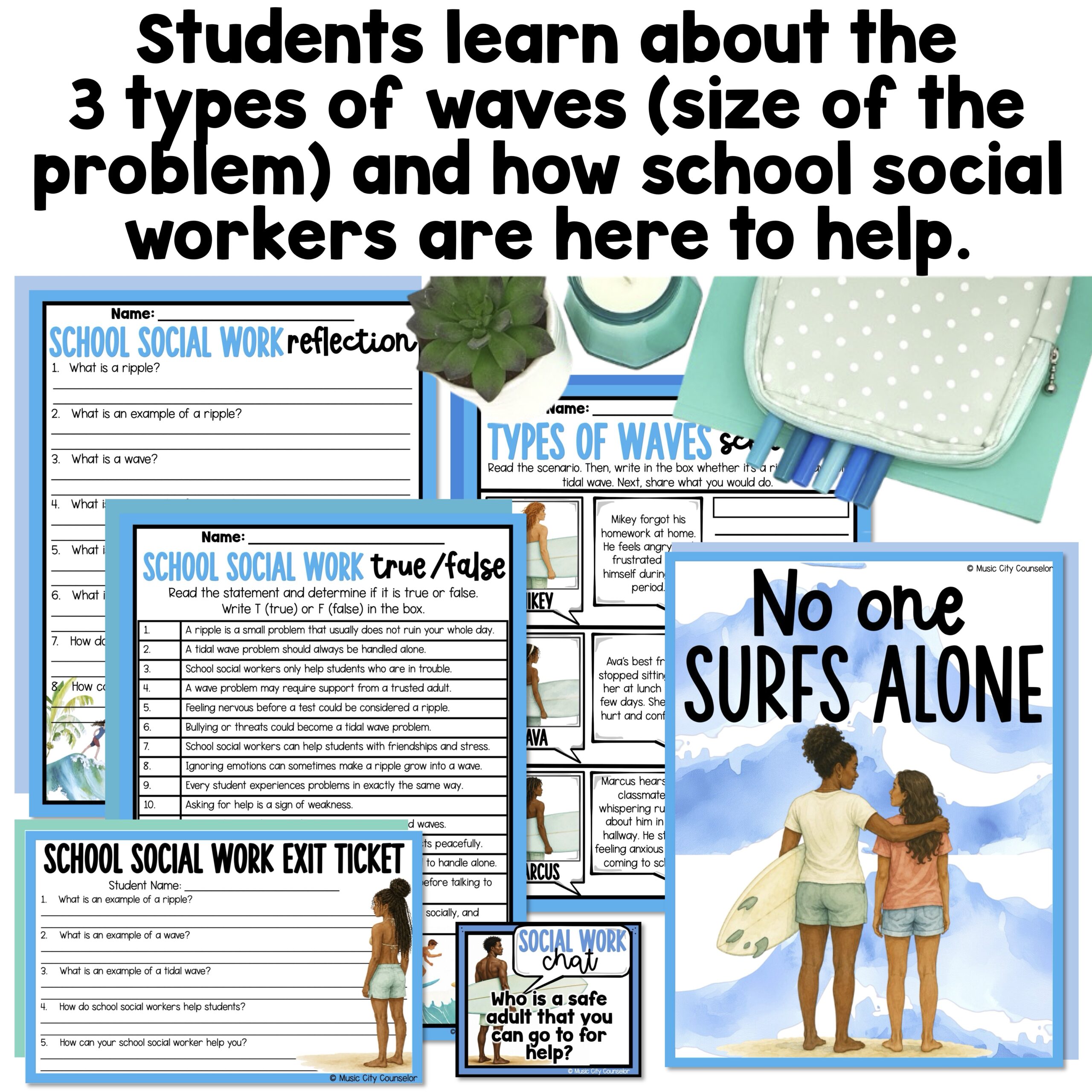 Meet the Social Worker, Waves of Life Lesson - Image 3