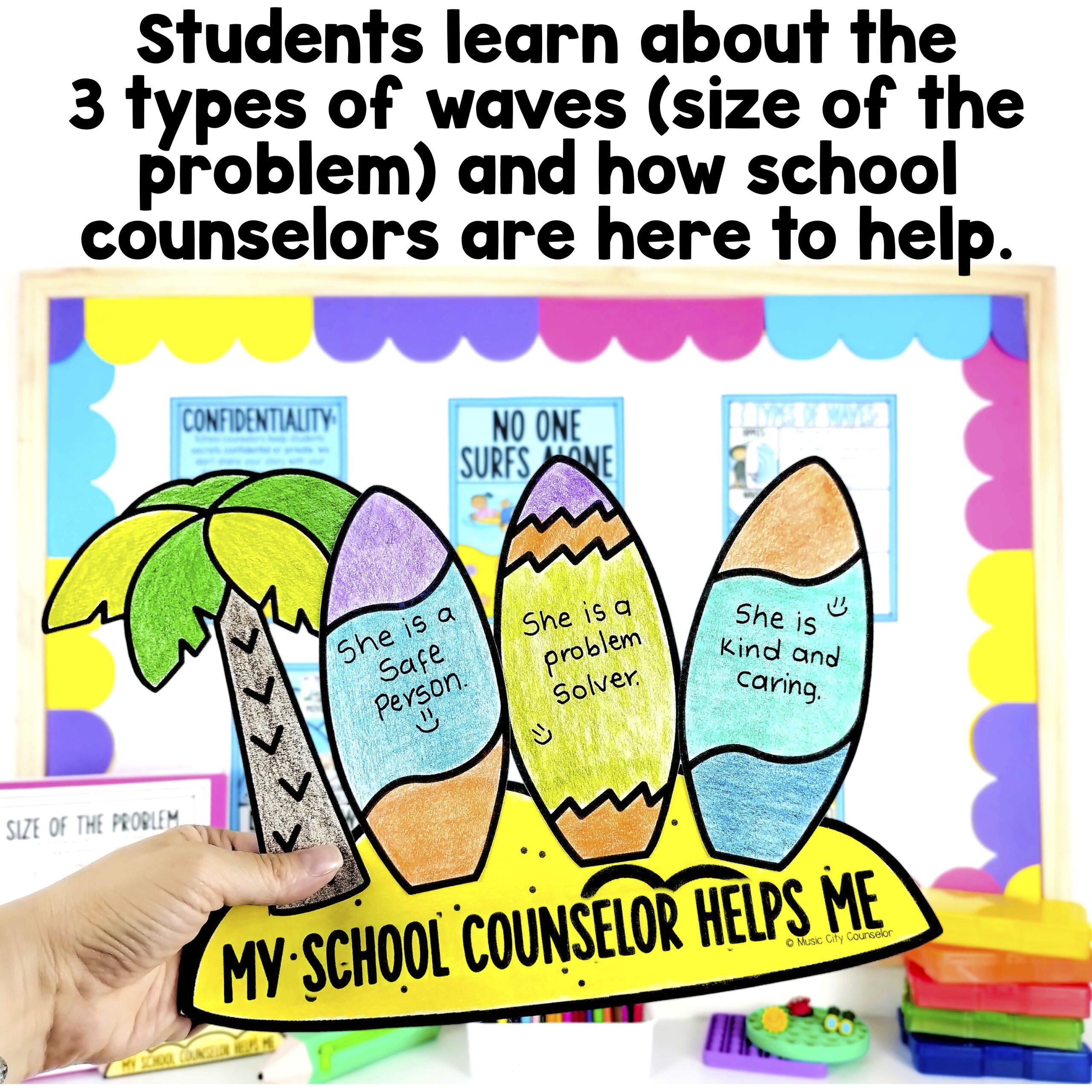 Meet the School Counselor "Surf the Waves of Life" Lesson - Image 3
