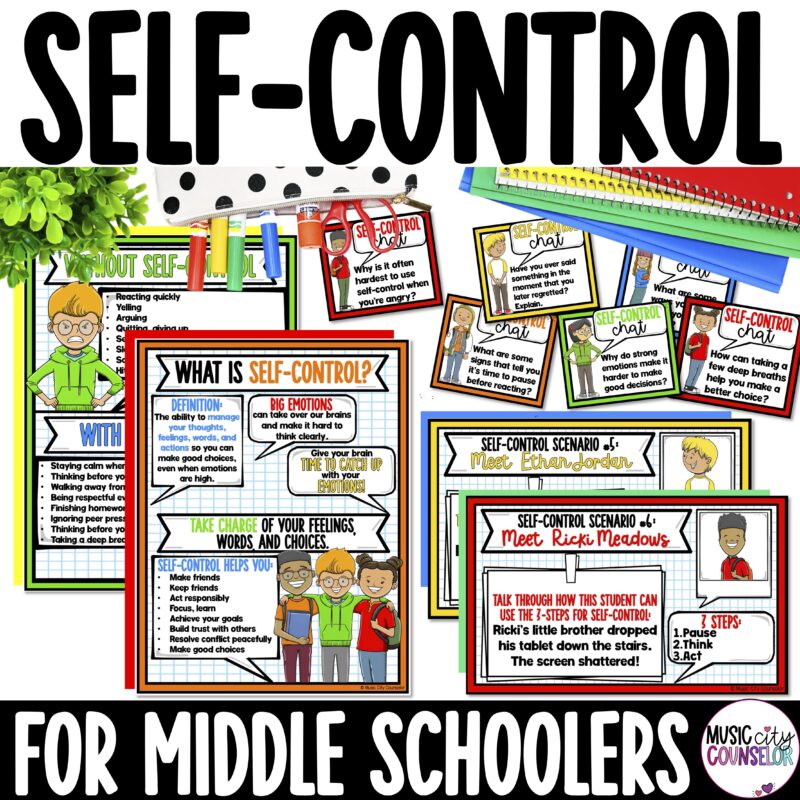 Self-Control Middle School Lesson