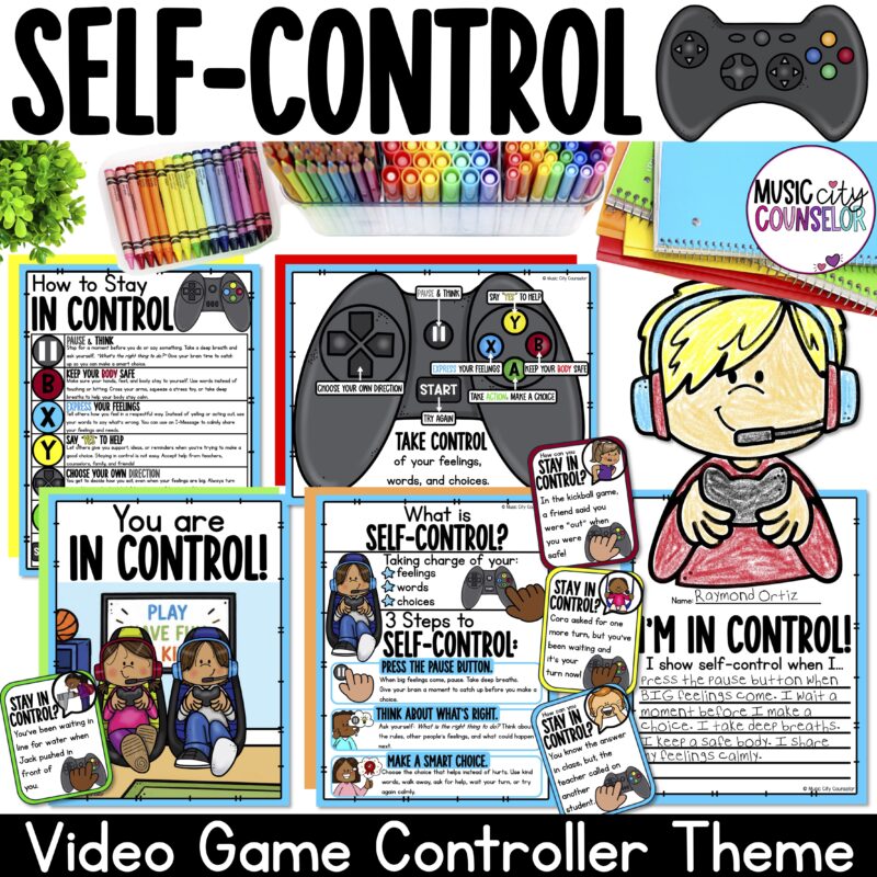 Self-Control Lesson: Video Game Theme