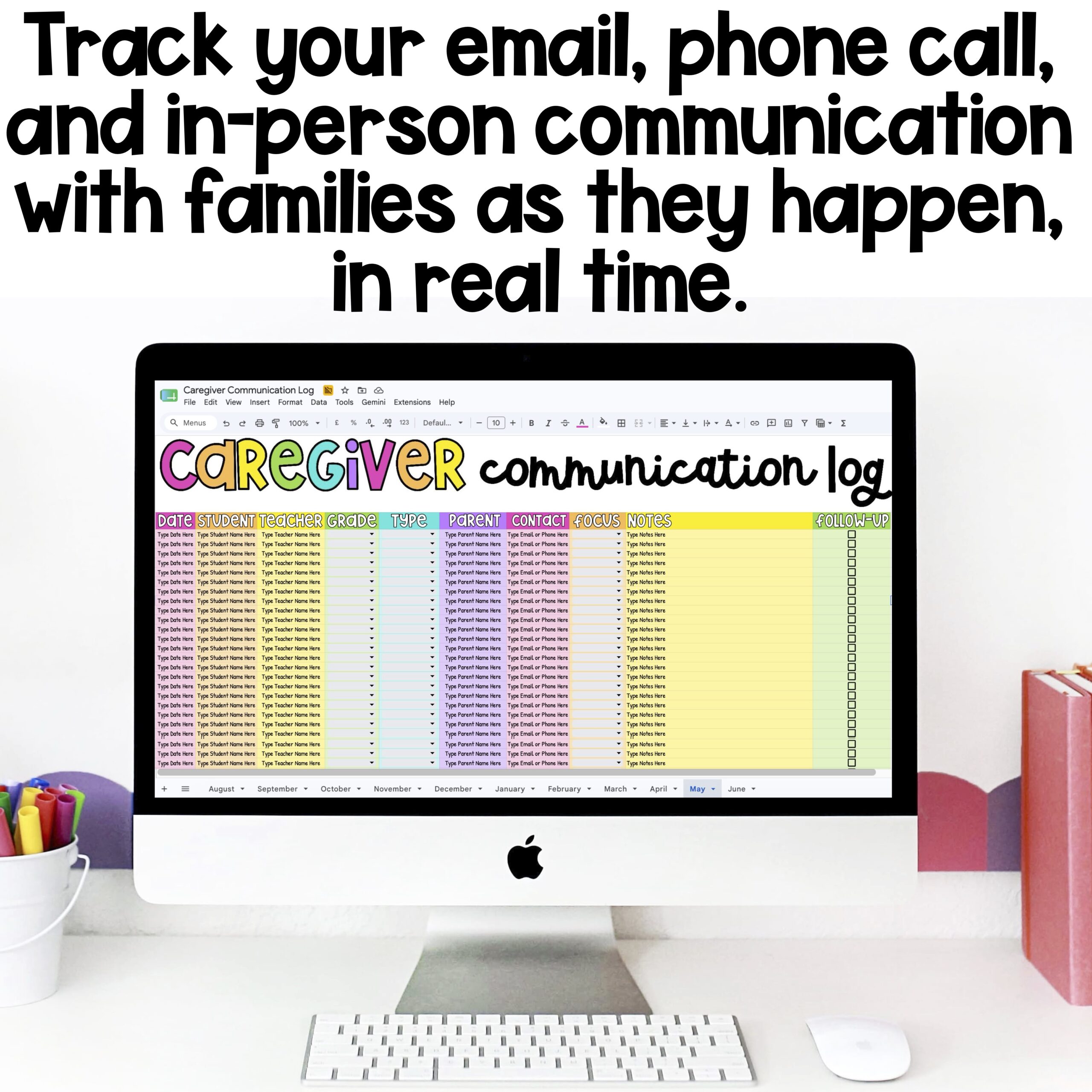 Digital Caregiver & Parent Communication Log - Image 4