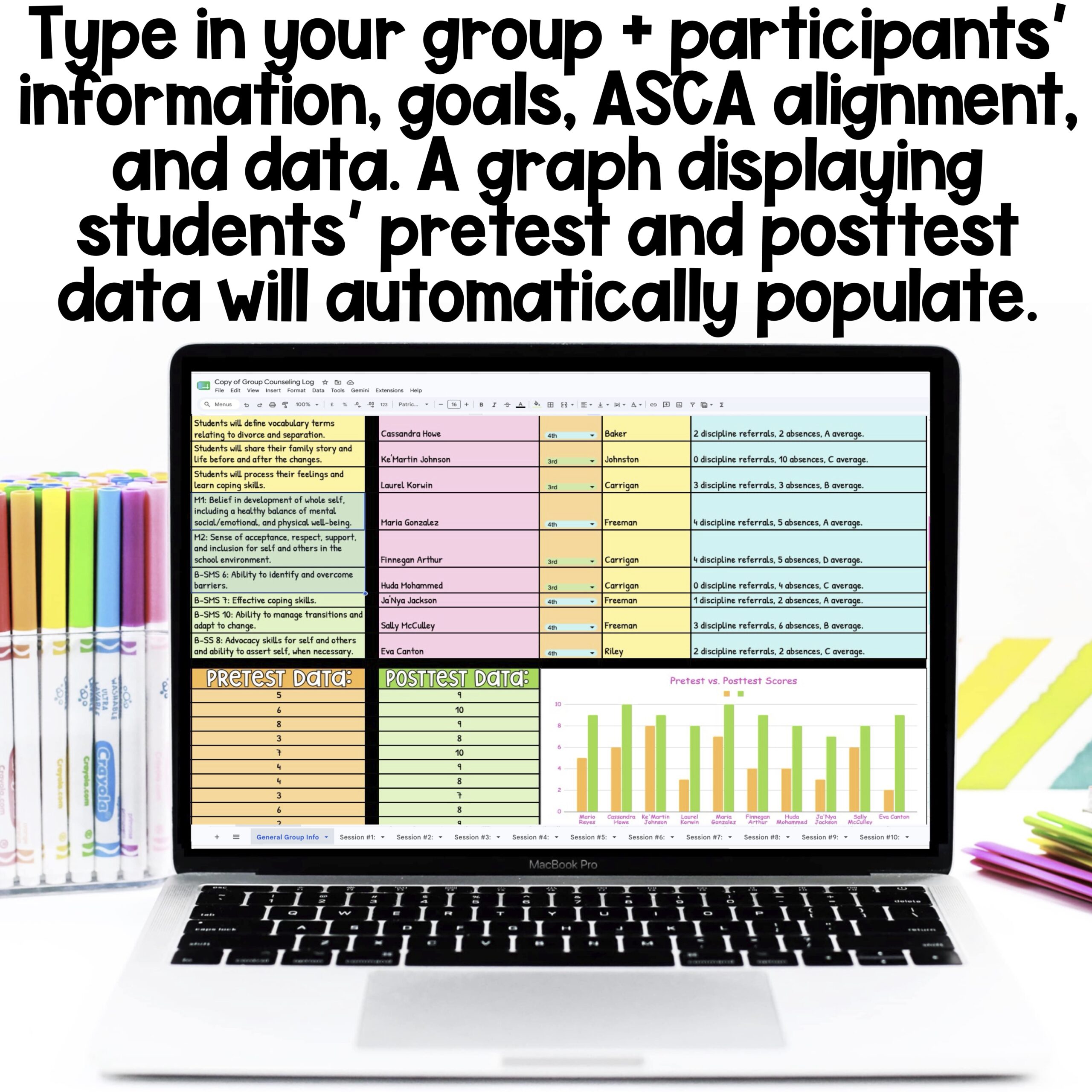 Small Group Counseling Log & Digital Tracker - Image 4