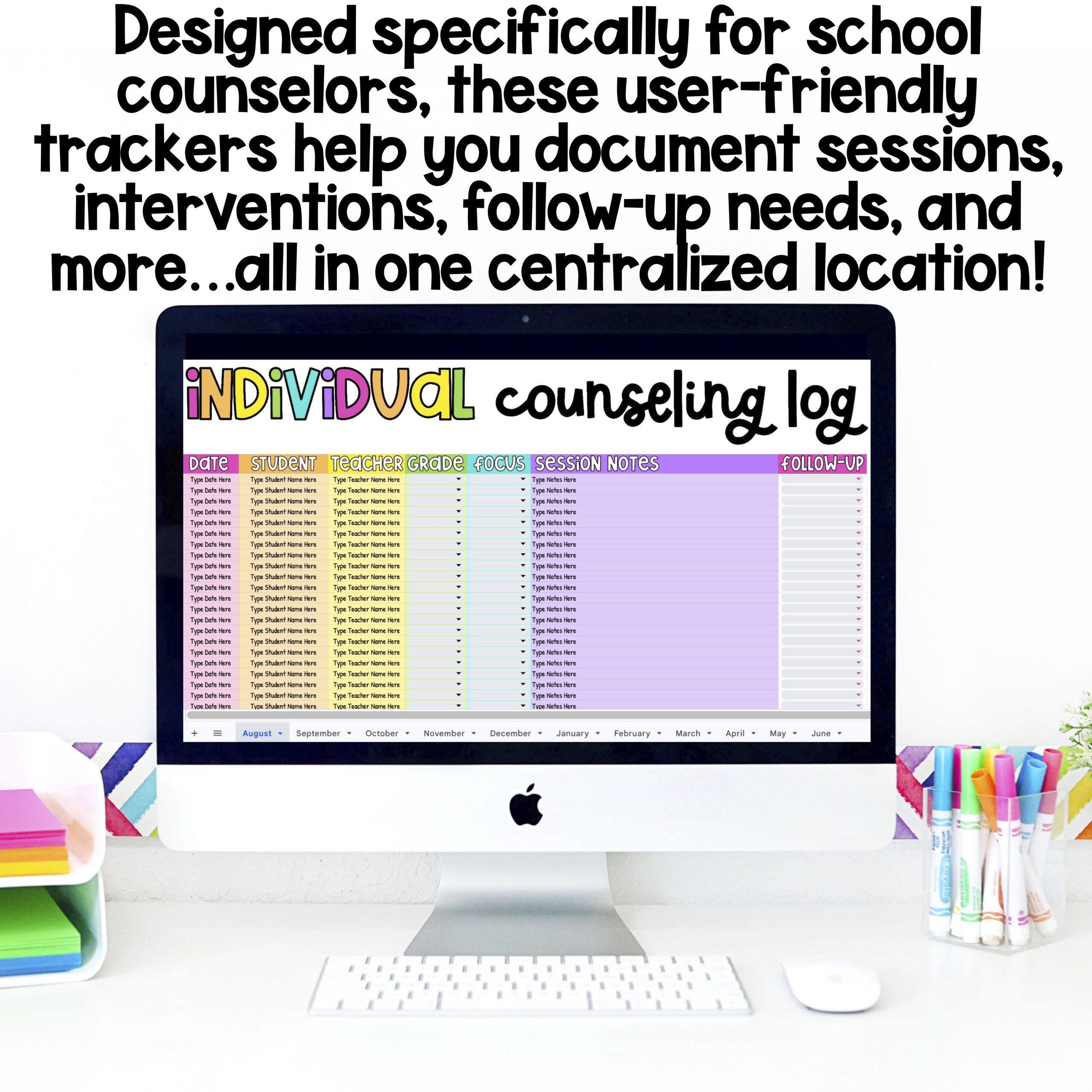 Individual Counseling Log Digital Tracker - Image 4