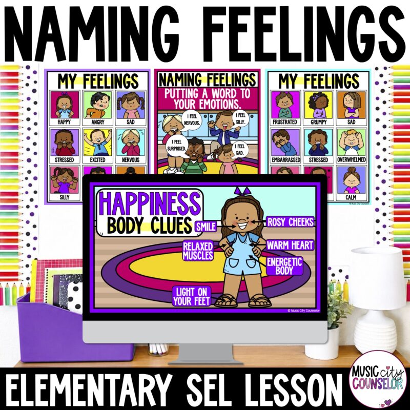 Identifying & Naming Feelings & Emotions Lesson