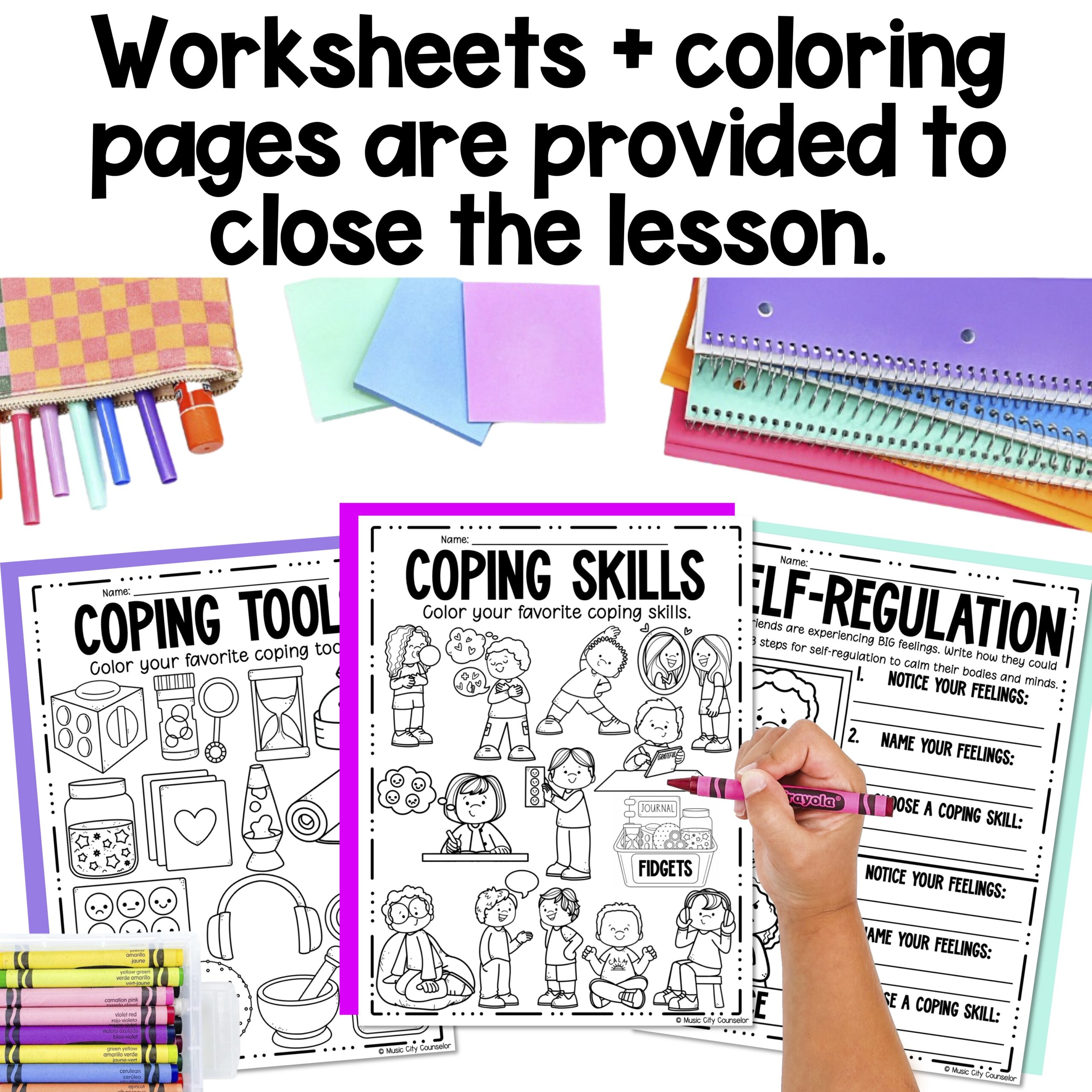 Self-Regulation & Coping Skills Lesson - Image 4