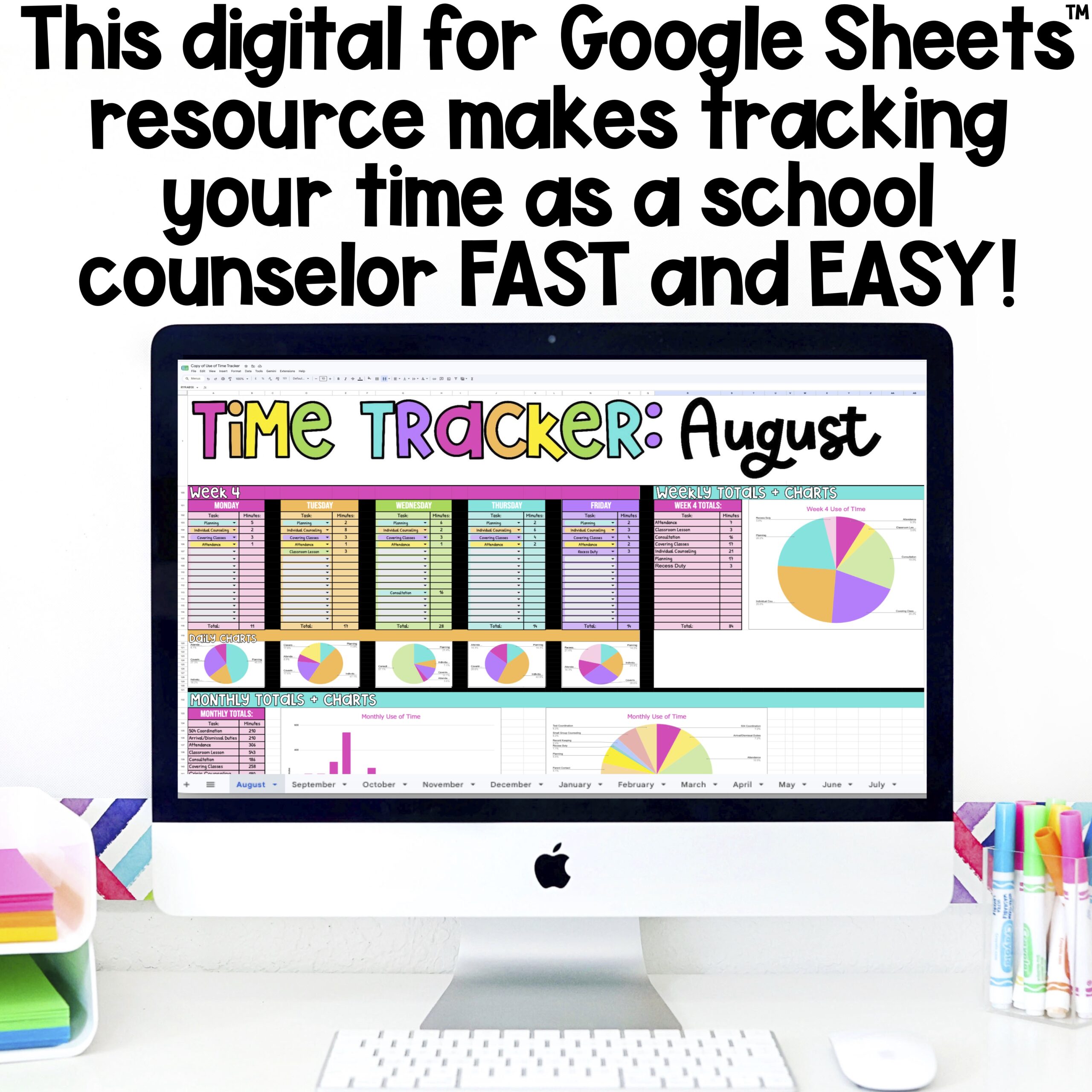 Digital School Counseling Use of Time Tracker - Image 2