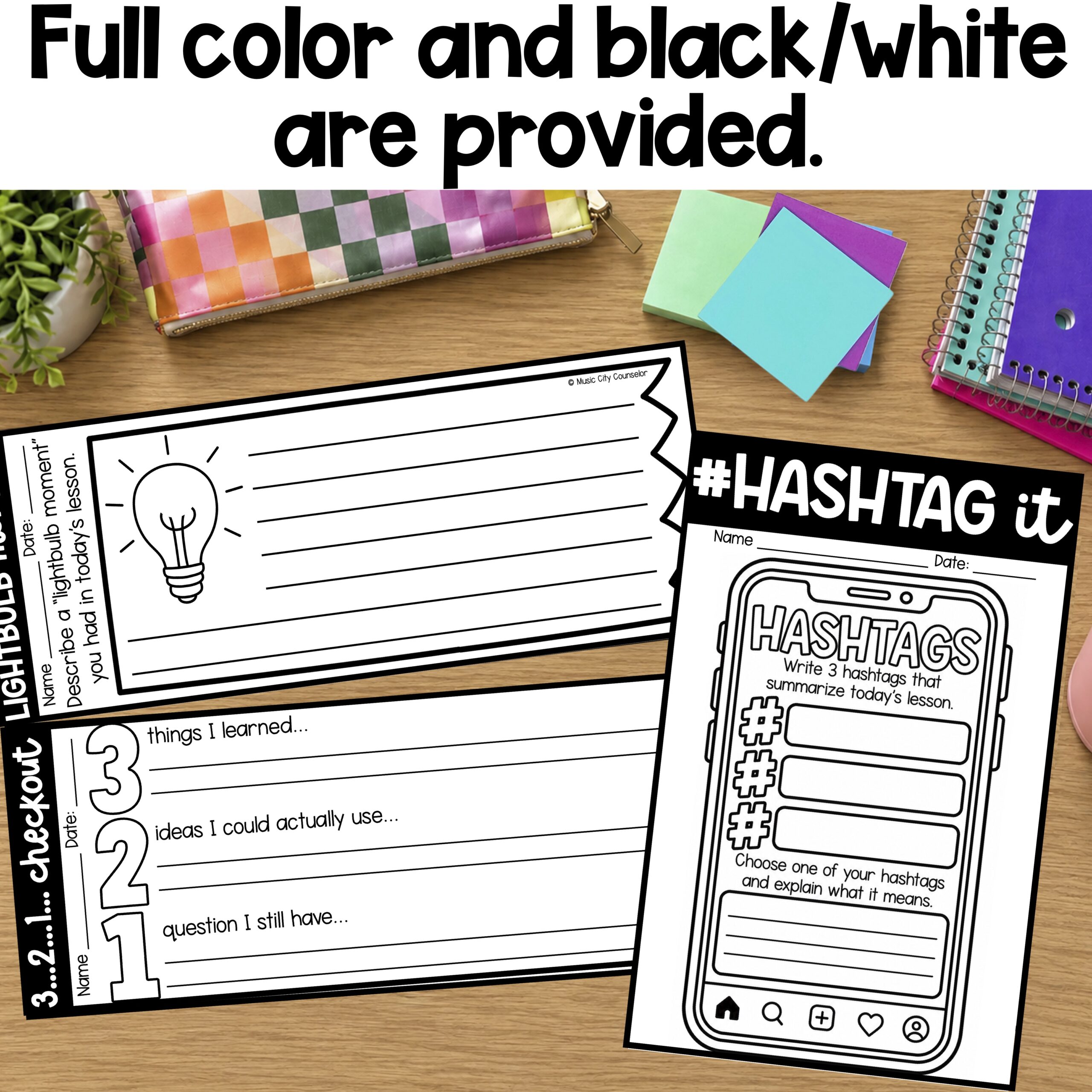 Exit Ticket Templates - Image 4