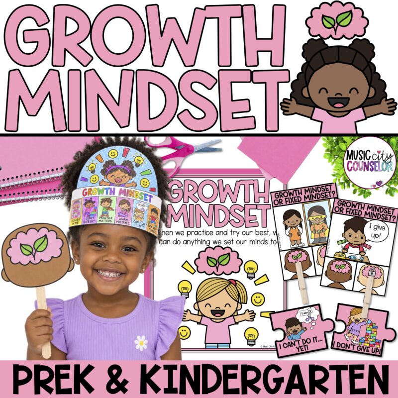 Growth Mindset Lesson for PreK & Kindergarten