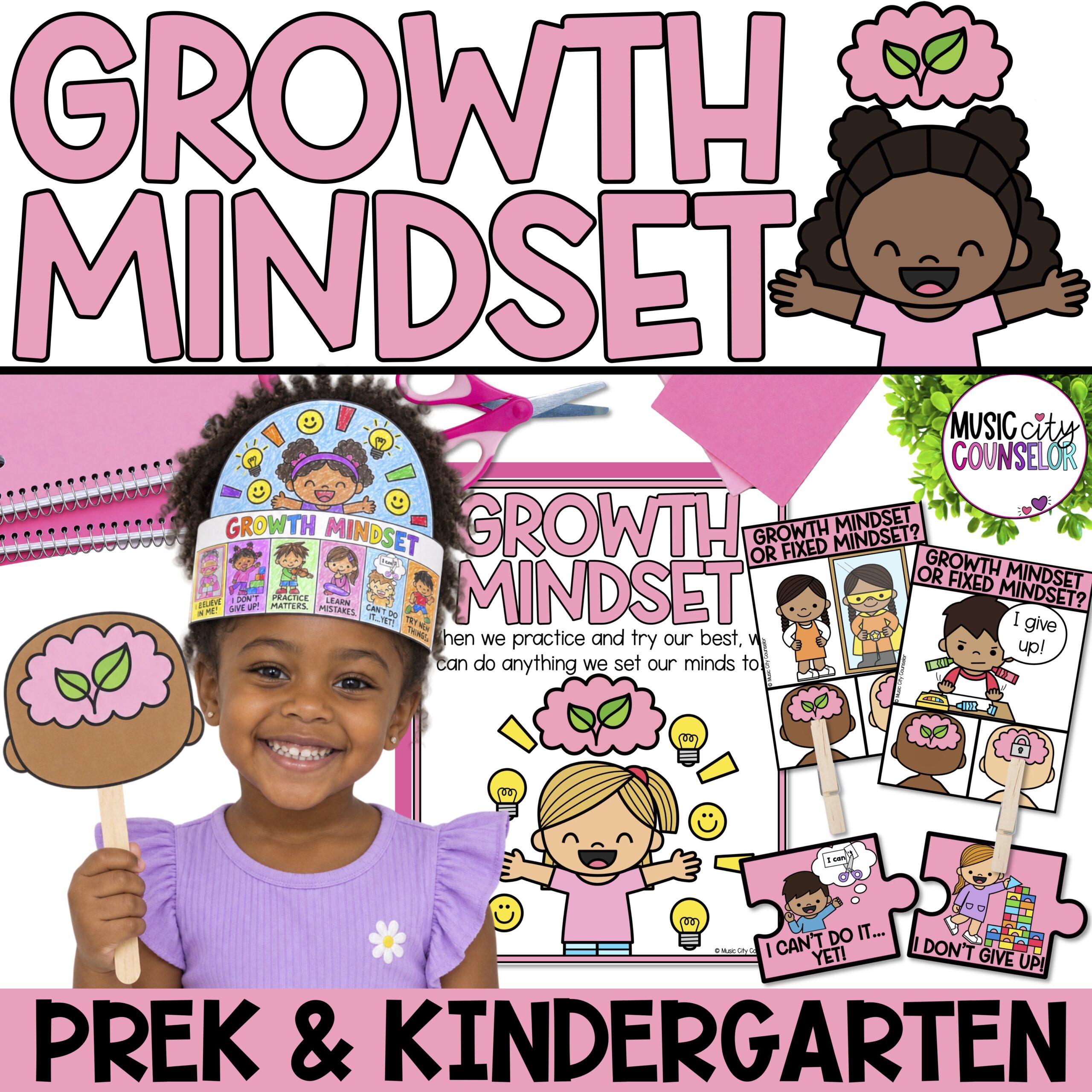 Growth Mindset Lesson for PreK & Kindergarten
