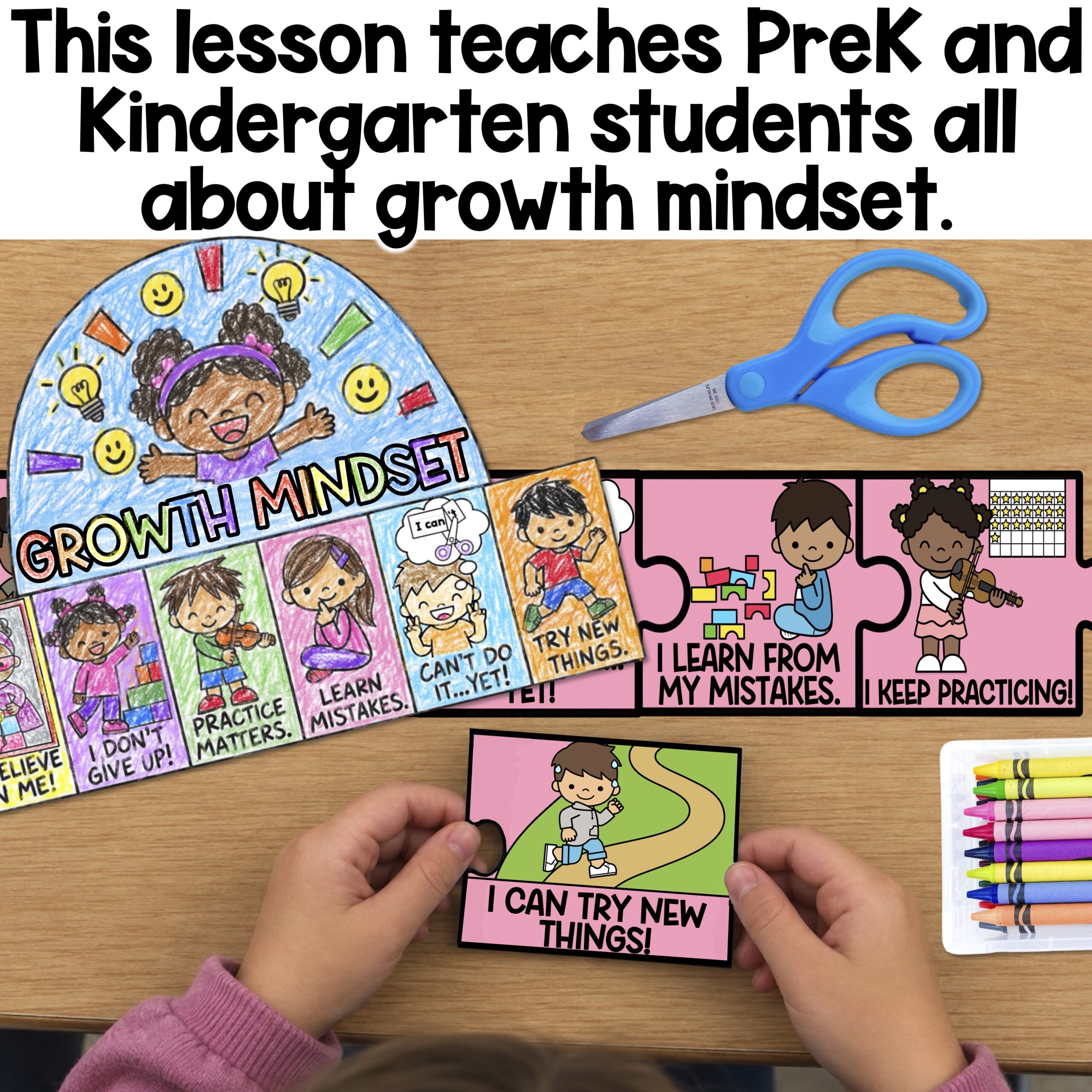 Growth Mindset Lesson for PreK & Kindergarten - Image 2