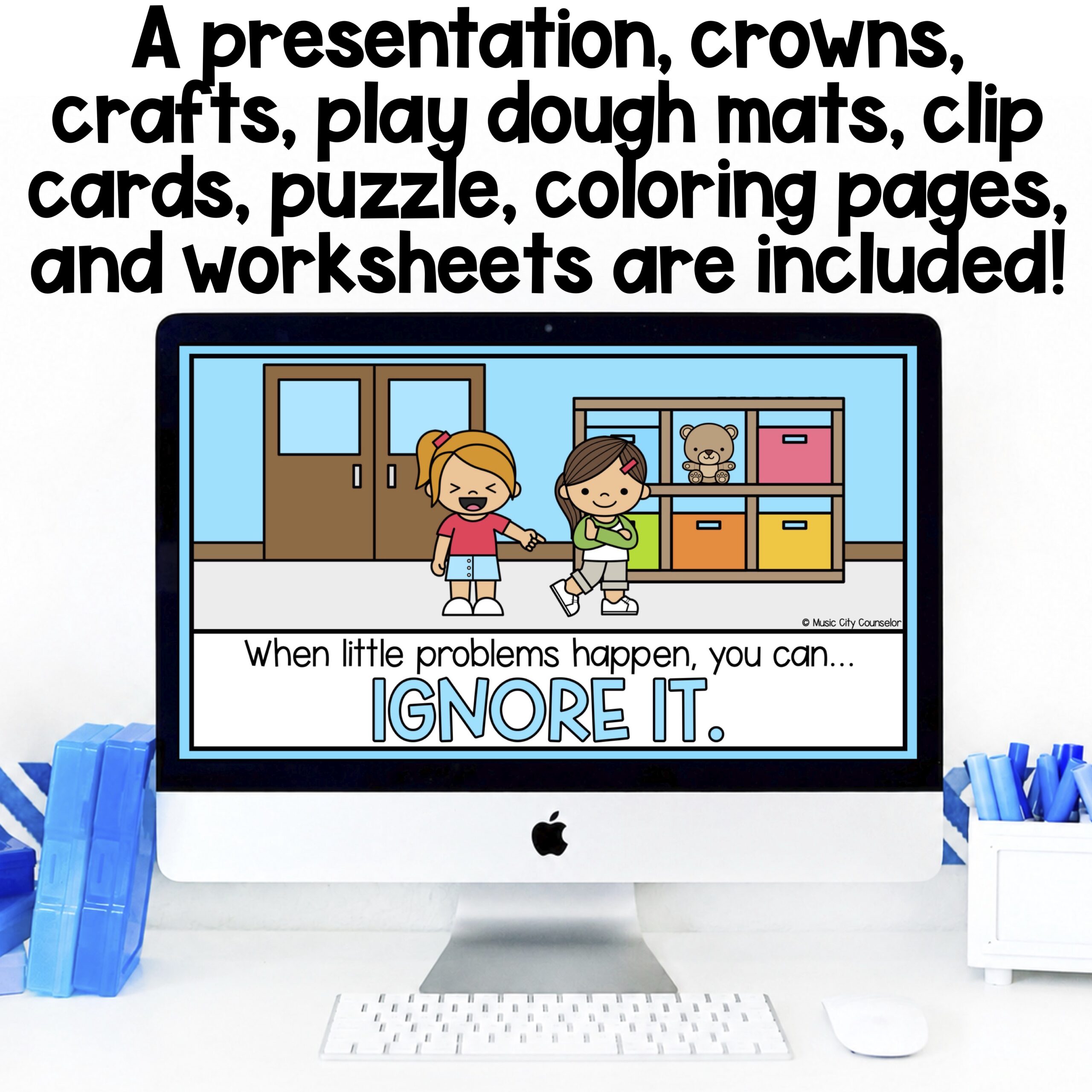 Conflict Resolution & Problem-Solving Skills Lesson for PreK & Kindergarten - Image 3