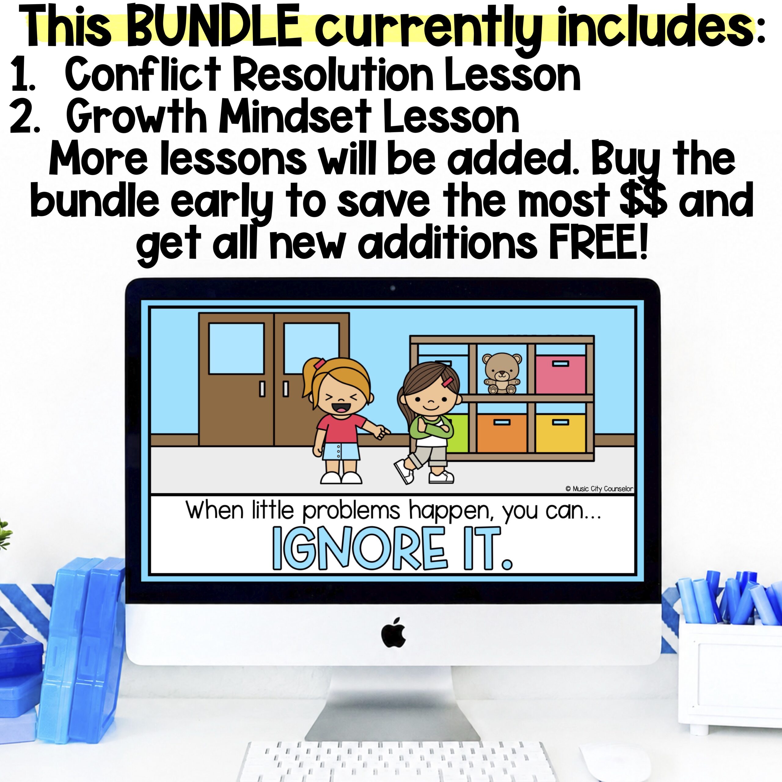 Social-Emotional Learning & School Counseling Curriculum for PreK & Kindergarten - Image 3